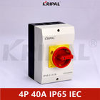 4P 40A IP65 230-440V Load Isolator สวิตช์ Isolator AC กันน้ำ