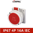 16A 3P 220V IP67 ซ็อกเก็ตอุตสาหกรรมกันน้ำ Universal IEC Standard