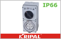 Industrial IP66 สวิตช์กันน้ำที่เต้ารับ 10A 15A 16A 20A 30A 32A 40A 50A
