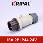 ปลั๊กไฟแรงดันต่ำกันน้ำมาตรฐาน IEC IP44 48V 3P 16A 12H