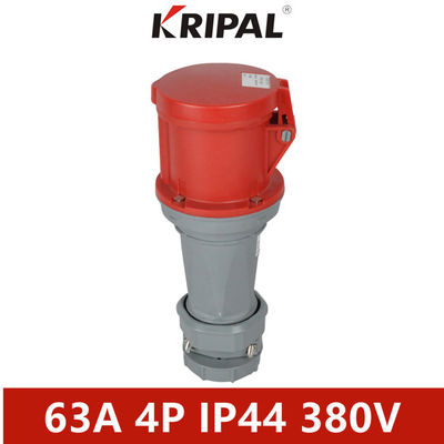 ขั้วต่อไฟฟ้าอุตสาหกรรมมาตรฐาน IEC 63A 3 ขั้ว 220V