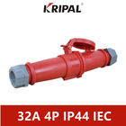 IP44 32 แอมป์ IEC ปลั๊กและขั้วต่ออุตสาหกรรม 3P 4P 5P กันน้ำ