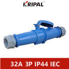 IP44 32 แอมป์ IEC ปลั๊กและขั้วต่ออุตสาหกรรม 3P 4P 5P กันน้ำ