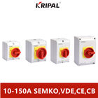 IP65 10-150A 230-440V 3P 4P Isolator Switch พร้อมกล่องป้องกัน