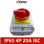 PC IP65 สวิตช์แยกสามเฟสป้องกันการระเบิด 16A 230-440V