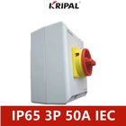 KRIPAL IP65 สวิตช์โรตารี่ไฟฟ้า 4 ขั้ว 40A กันน้ำ IEC Standard