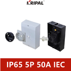 การอนุมัติ CE IP65 Isolator Switch 4 ขั้ว 32A 40A 50A 63A พร้อมกล่องหุ้ม