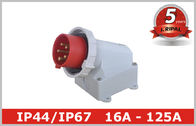 IP67 Waterproof Industrial Plugs Appliance Inlet Wall Mounted CEE IEC