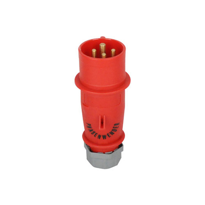 16Amp Industrial Interlocked Switch Socket Plug 50Hz 4 ขั้ว Antiaging