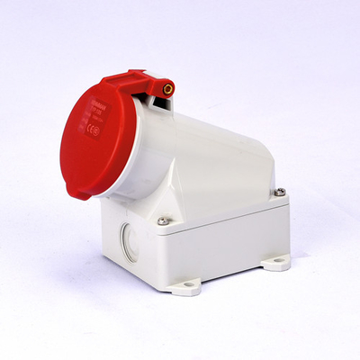 4 ขั้ว 16A IP44 ปลั๊กอุตสาหกรรมปลั๊กไนลอน PA IEC มาตรฐาน Waterproof